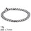 Ocelový náramek - Curb - 200 x 7 mm