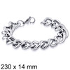 ŠPERKYLA.CZ • Náramek - 3NB27283 - Curb Twisted - 230 x 14 mm - 52.7g