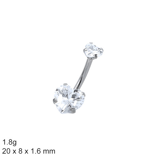 ŠPERKYLA.CZ • Piercing - 3PPU1108 - Banánek - Činka - 20 x 1.6 mm - 1.8g