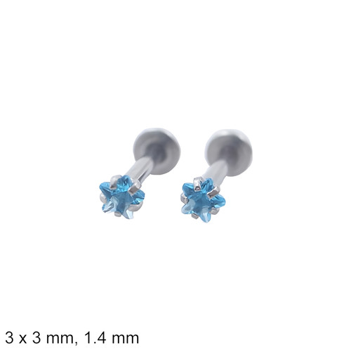 ŠPERKYLA.CZ • Piercing - 3PPU150 - Nehybné - 3 x 1.4 mm - 0.6g