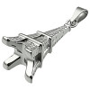 Přívěsek Eiffelova věž, rozměry 30x12 mm, stříbrná barva, váha 6.3 g