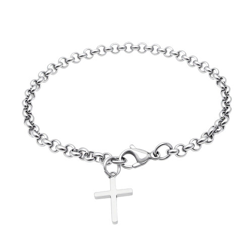 Ocelový náramek - Rolo - 190 x 4 mm