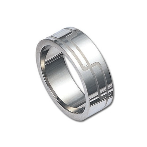 Ocelový prsten Bludiště
